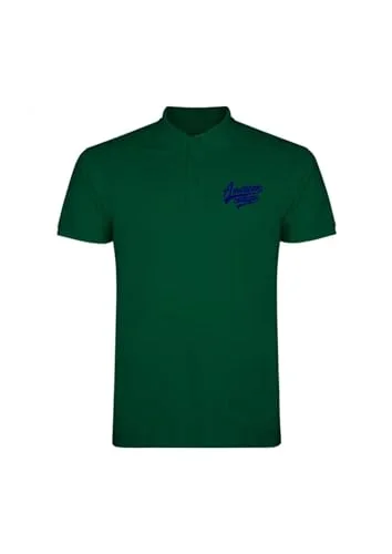 AMERICAN COLLEGE USA Pikétröjor sport andas tryckta kläder unisex barn pojkar och flickor casual modell ACPLW1 mörkgrön 16 år, Färg: grön, �r 3666052666389