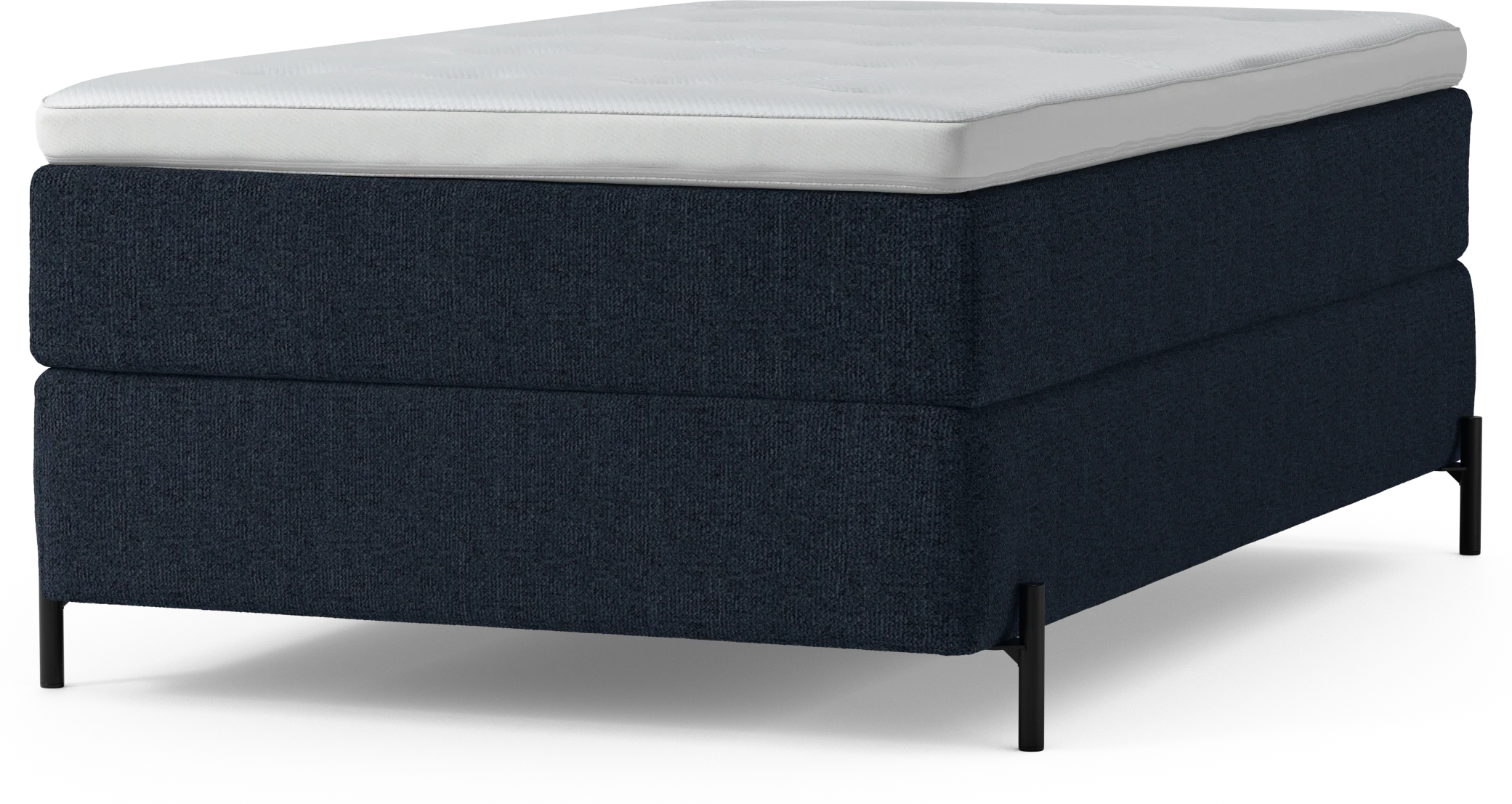 Delux Dream Kontinentalsäng, enkelsäng 120 cm med bäddmadrass och sängben JZxnI