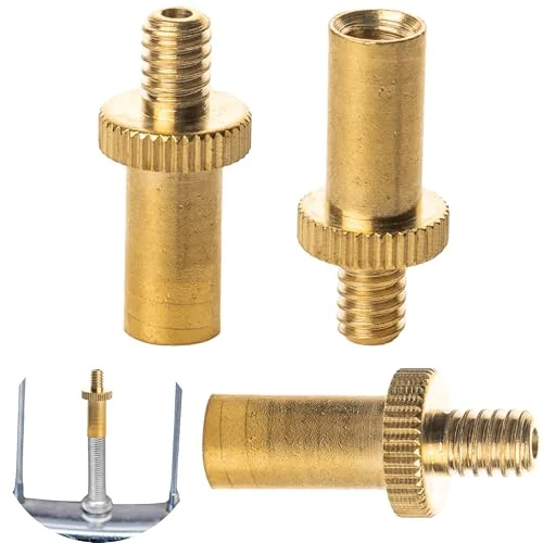 Adapter för Sclaverand ventil till Dunlop ventil, 3 delar, SV DV cykelventiladapter, fransk ventiltillsats cykel, ventildelinsats blixtventil 8720364197391