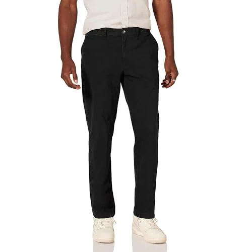 Amazon Essentials mäns Slim Fit Casual Stretch Chino Byxa, Svart, 34W x 33L 191770602829