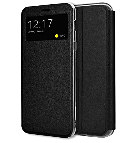 Tumundosmartphone Boka fodral med fönsterhållare för ZTE Blade V40 Design Färg Svart 8434844934092