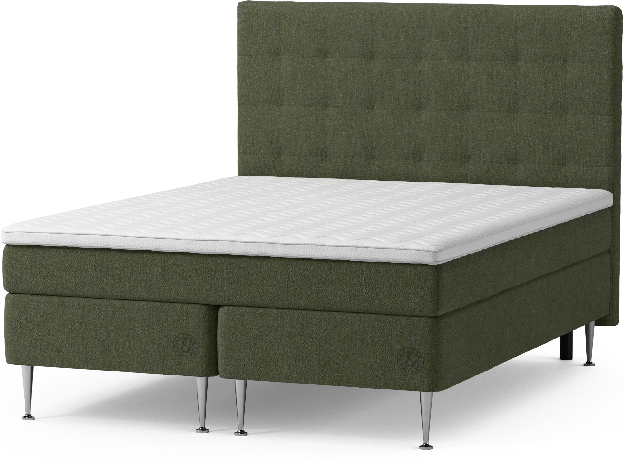 Asperö Comfort Kontinentalsäng, dubbelsäng med bäddmadrass Comfort och sängben sOt3Y
