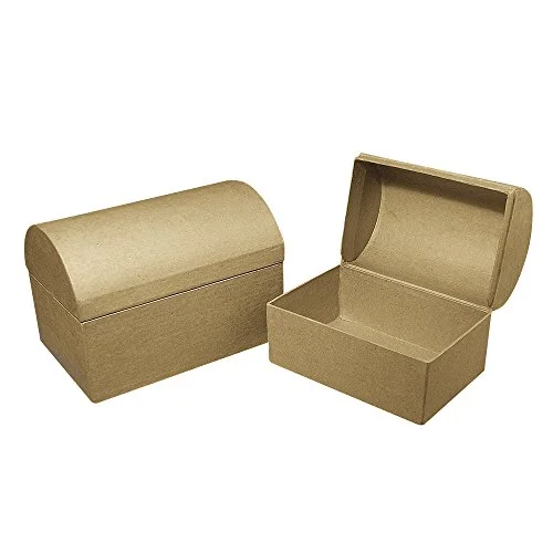 Rayher 71752000 Pappmachélåda Förvaringslåda Småförvaring: Äkta FSC återvunnen 100%, 18 x 12 12,5 cm 4006166286872