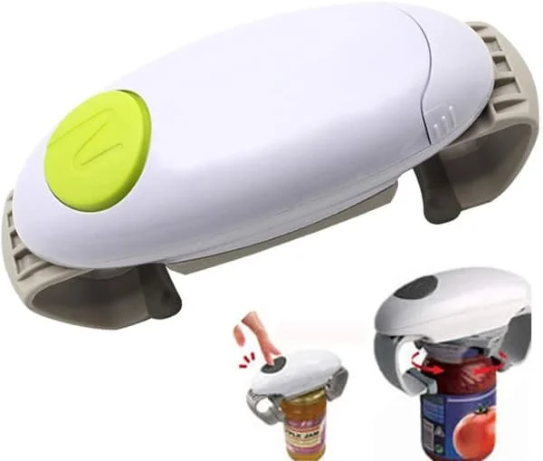 1 för automatisk burköppnare, One Touch burköppnare köksverktyg, elektrisk burköppnare för äldre och personer med artrit, 6,8X2,5 tum, grön HY-SC-072005969 1 för automatisk burköppnare, One Touch burköppnare köksverktyg, elektrisk burköppnare för äldre och personer med artrit, 6,8X2,5 tum, grön HY-SC-072005969