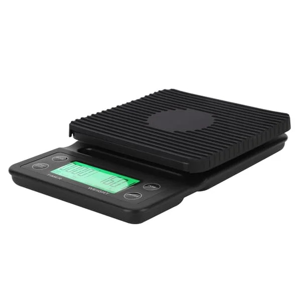 0.1-3000g Timer Kaffe Elektronisk Våg Kök Mat Smycken Våg med LCD Bakgrundsbelyst Svart JY38083-01 0.1-3000g Timer Kaffe Elektronisk Våg Kök Mat Smycken Våg med LCD Bakgrundsbelyst Svart JY38083-01