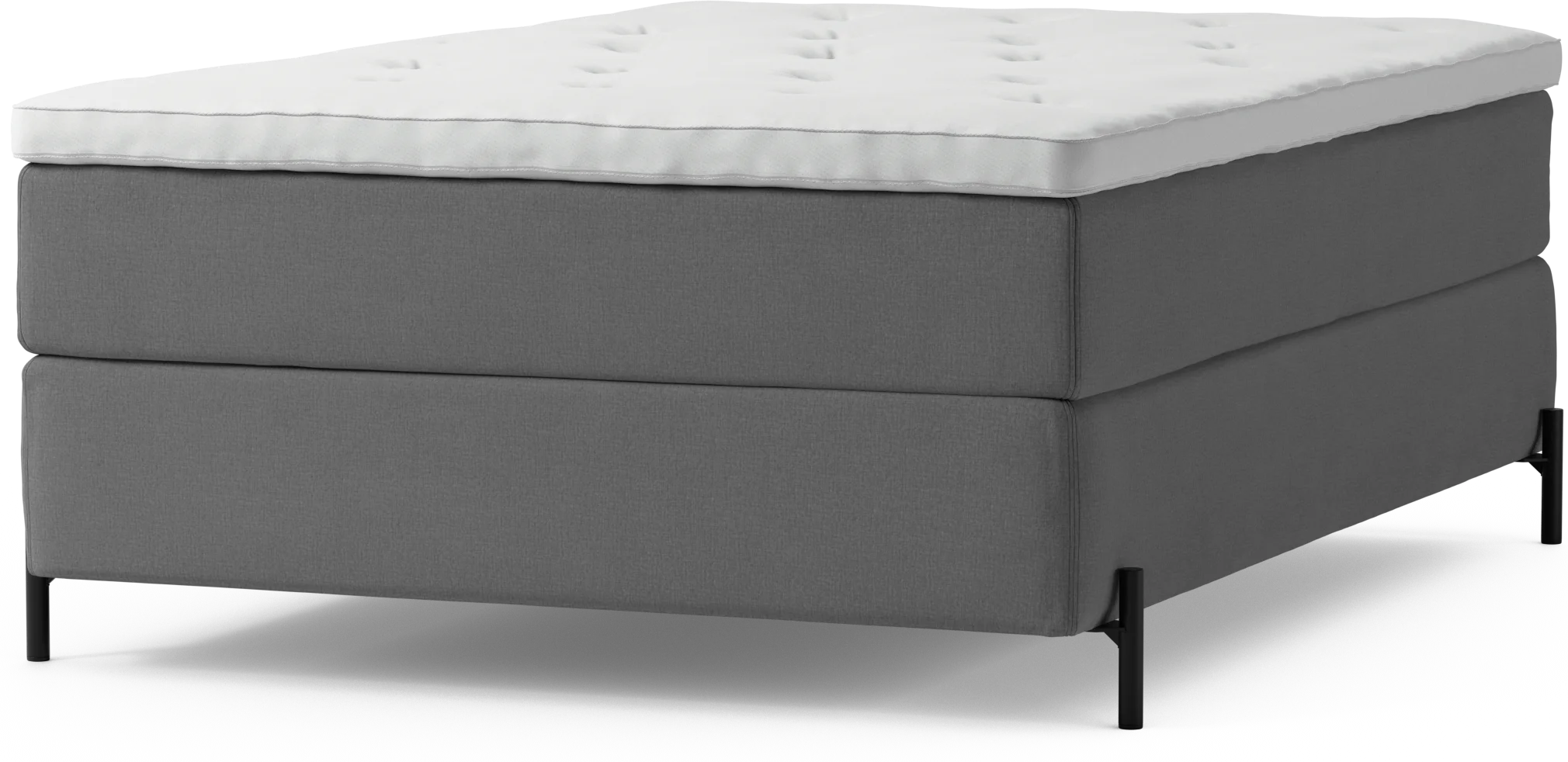 Delux Dream Kontinentalsäng, enkelsäng 140 cm med bäddmadrass och sängben AZ7Kg