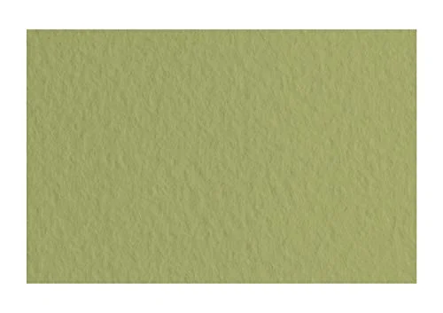 Honsell 21297114 Fabriano Tiziano pastellpapper Muschio, DIN A4, 50 ark, 160 g/m², hög vidhäftningsförmåga, syrafri och åldersbeständig, handtag, rå yta 8001348158240