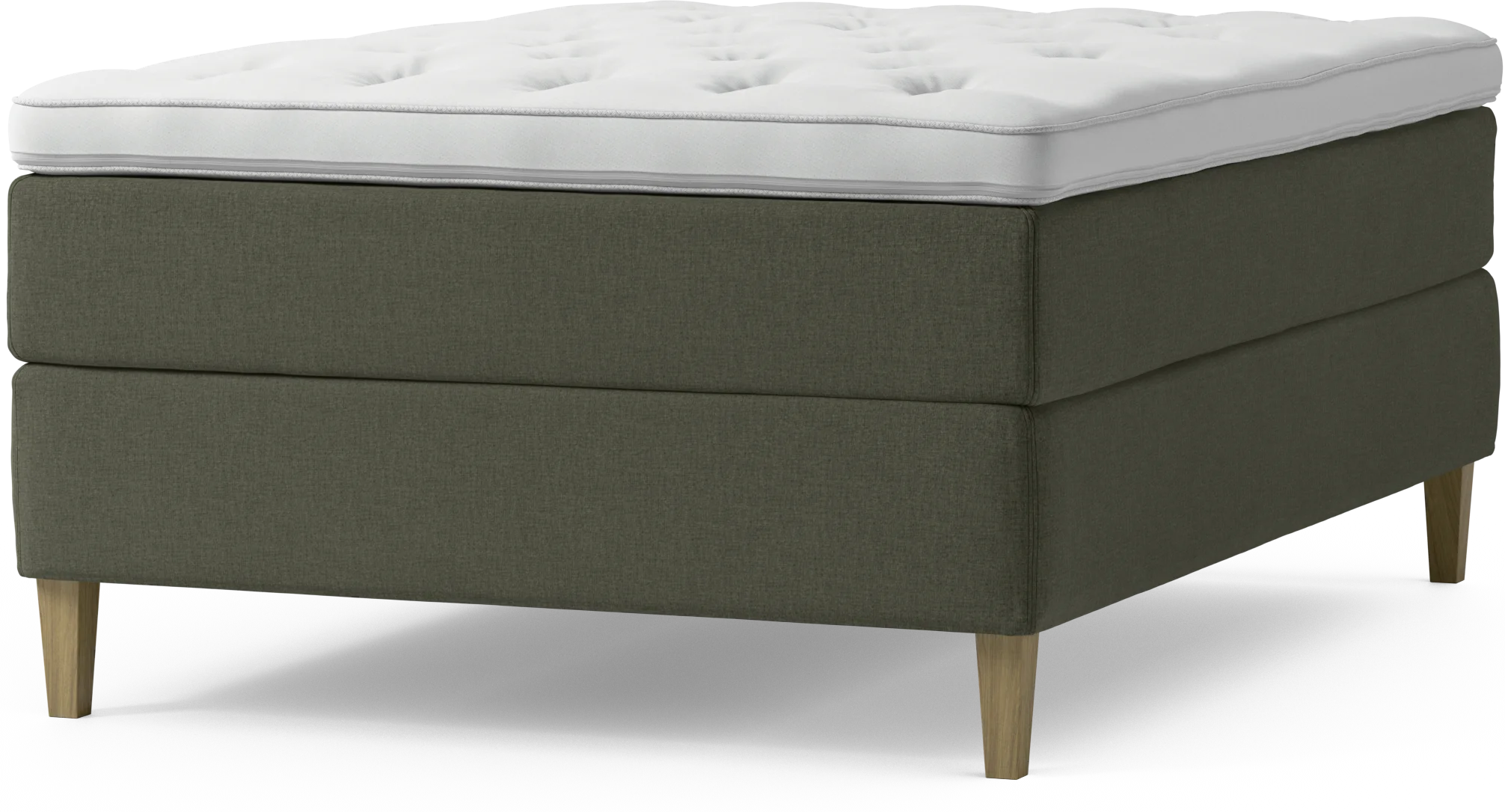 Delux Dream Kontinentalsäng, enkelsäng 140 cm med bäddmadrass och sängben RbuiK