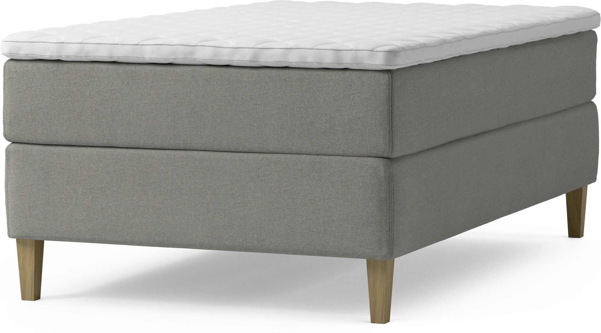 Delux Dream Kontinentalsäng, enkelsäng 120 cm med bäddmadrass och sängben 2JPwW