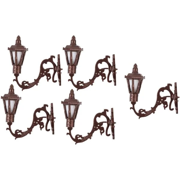 1/87 Skala Modell Vägglampa Varm Gul Svan Lampor Gatubelysning Järnlampor, Brons 02FGMA24550YX 1/87 Skala Modell Vägglampa Varm Gul Svan Lampor Gatubelysning Järnlampor, Brons 02FGMA24550YX