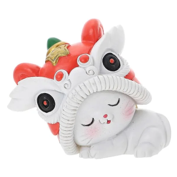 1 st Dekorativ Nyårs Lyckobringande Katt Prydnad Kreativ Gåva Ornament CX-458
