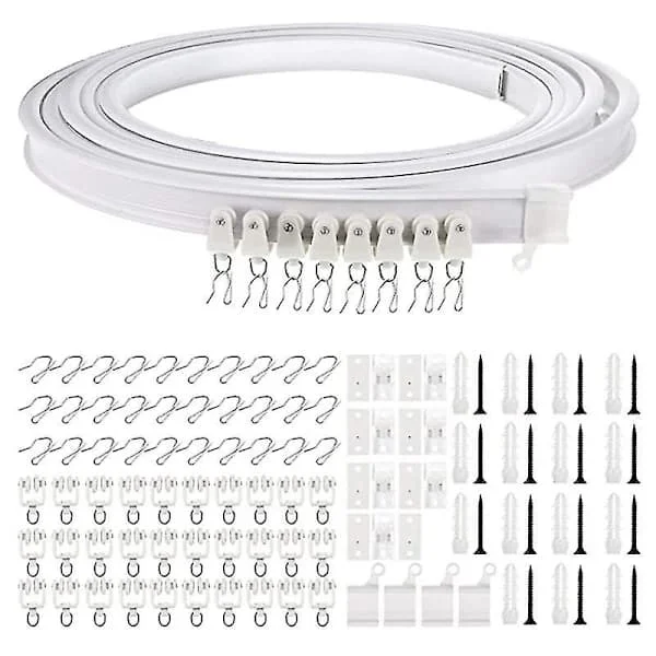 1-5 Meter Böjbar Takskena för Gardiner, Flexibel Takskena -LP- 1m[CO] CORR-13314-1