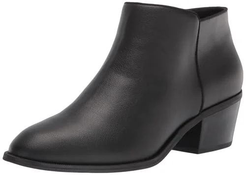 Amazon Essentials dam Aola ankelstövel ankelstövel, Svart konstläder, 38.5 EU 840174912538