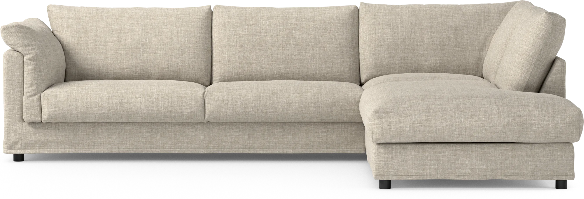 Cherrie 3-sits soffa med divan höger, med kappa y6lEi