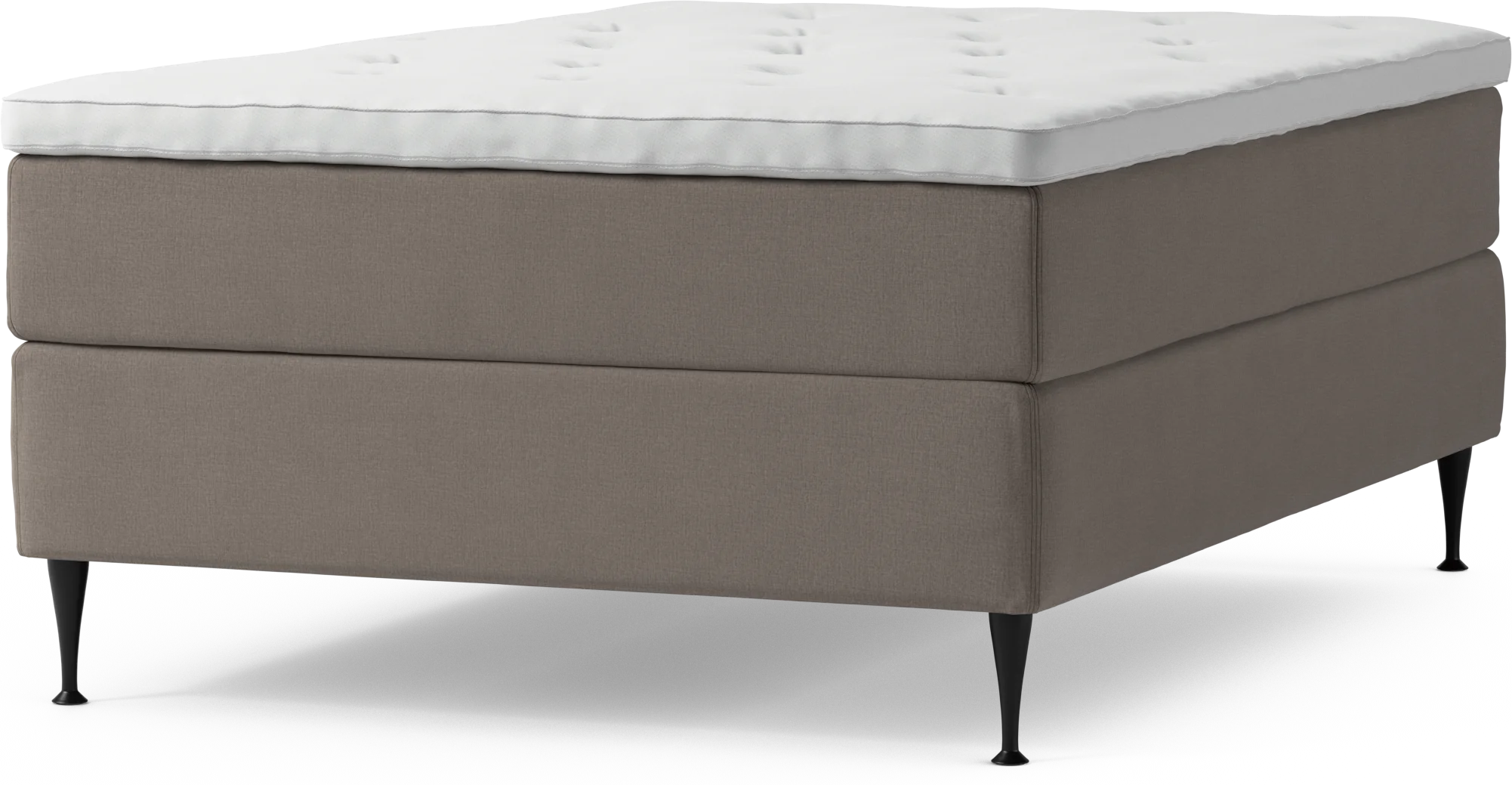 Delux Dream Kontinentalsäng, enkelsäng 140 cm med bäddmadrass och sängben Qats8