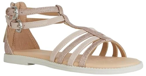 Geox dam J Karly Girl sandal, Lt Rose, 37 EU 8056206691674