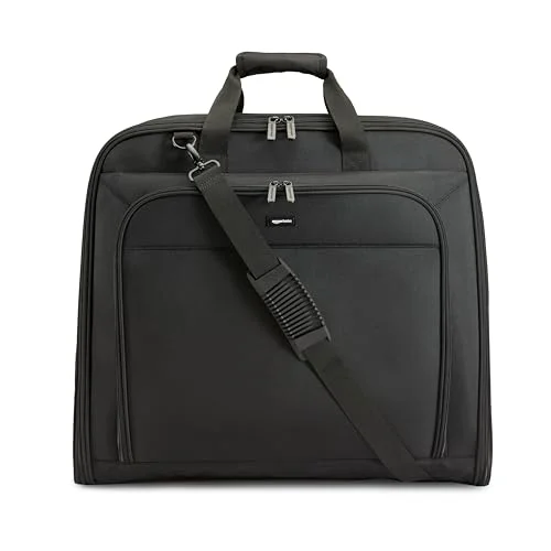 Amazon Basics högkvalitativ klädväska, svart 1 m, enfärgad 841875122769