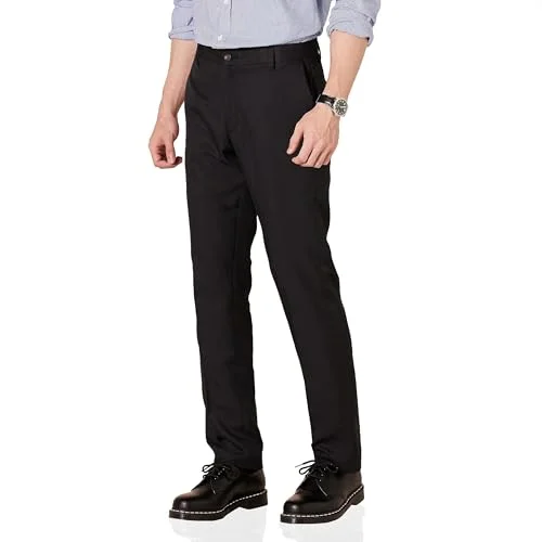 Amazon Essentials Herr Slim Fit klänning med platt framsida, svart, 35 B x 32 L 195111847238