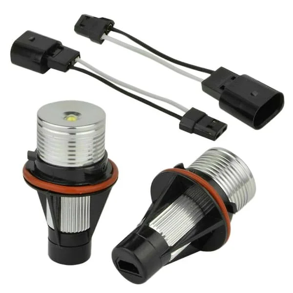 1 par 8000K vita LED Angel Eye marker halo lampor för - E39 E53 E60 E63 E64 E66 E87 5 6 FYDTOCJ-66181