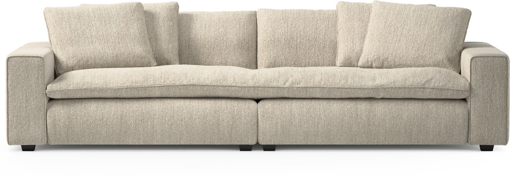 Bellora 4-sits soffa, hel dyna VES0r