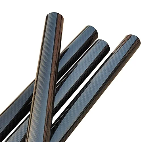 (2 st) 3K kolfiberrör, längd 500 mm, yttre diameter 8 innerdiameter 6 twillglansig, för drönarram 3752336854396