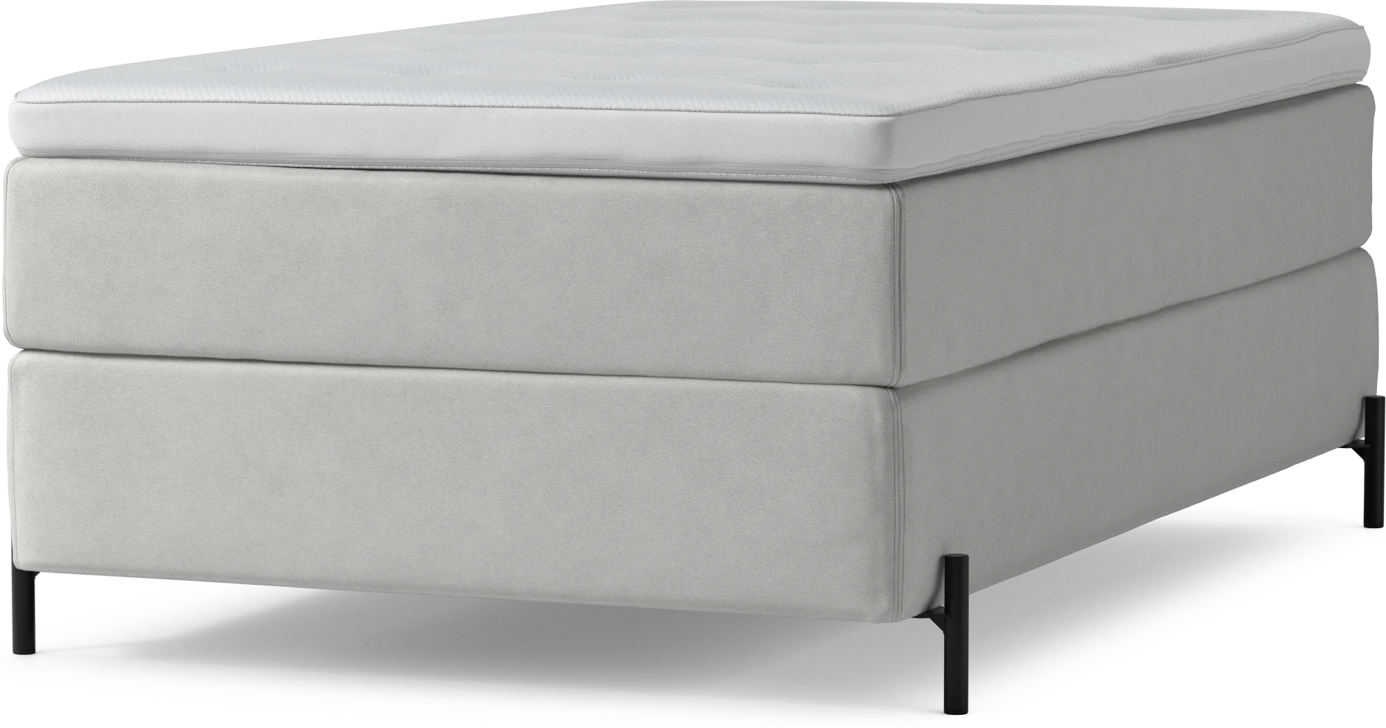 Delux Dream Kontinentalsäng, enkelsäng 120 cm med bäddmadrass och sängben YXVem
