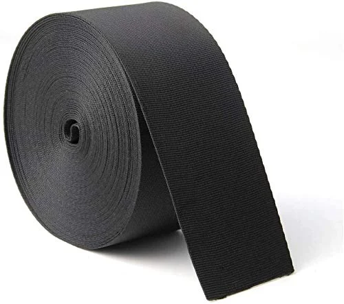 5 cm bred 10 meter nylon kraftig vävrem, polypropylen tunga remmar för väskor, hängmattor, utomhusklättring och gör det själv bagage, husdjurskrage, ryggsäck reparation (svart), Svart, L 791107698787