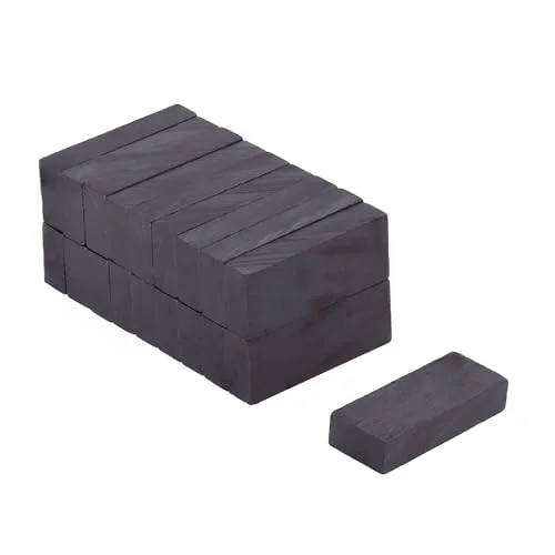 Magnet Expert 25 x 10 5,1 mm tjocka Y10 ferritmagneter 0,41 kg drag (paket med 20) 5055641239864