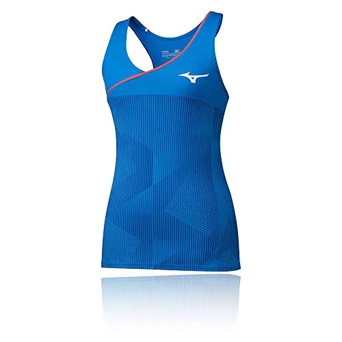 Mizuno Tryckt behållare för kvinnor Brilliant Blue XL 5054698642719
