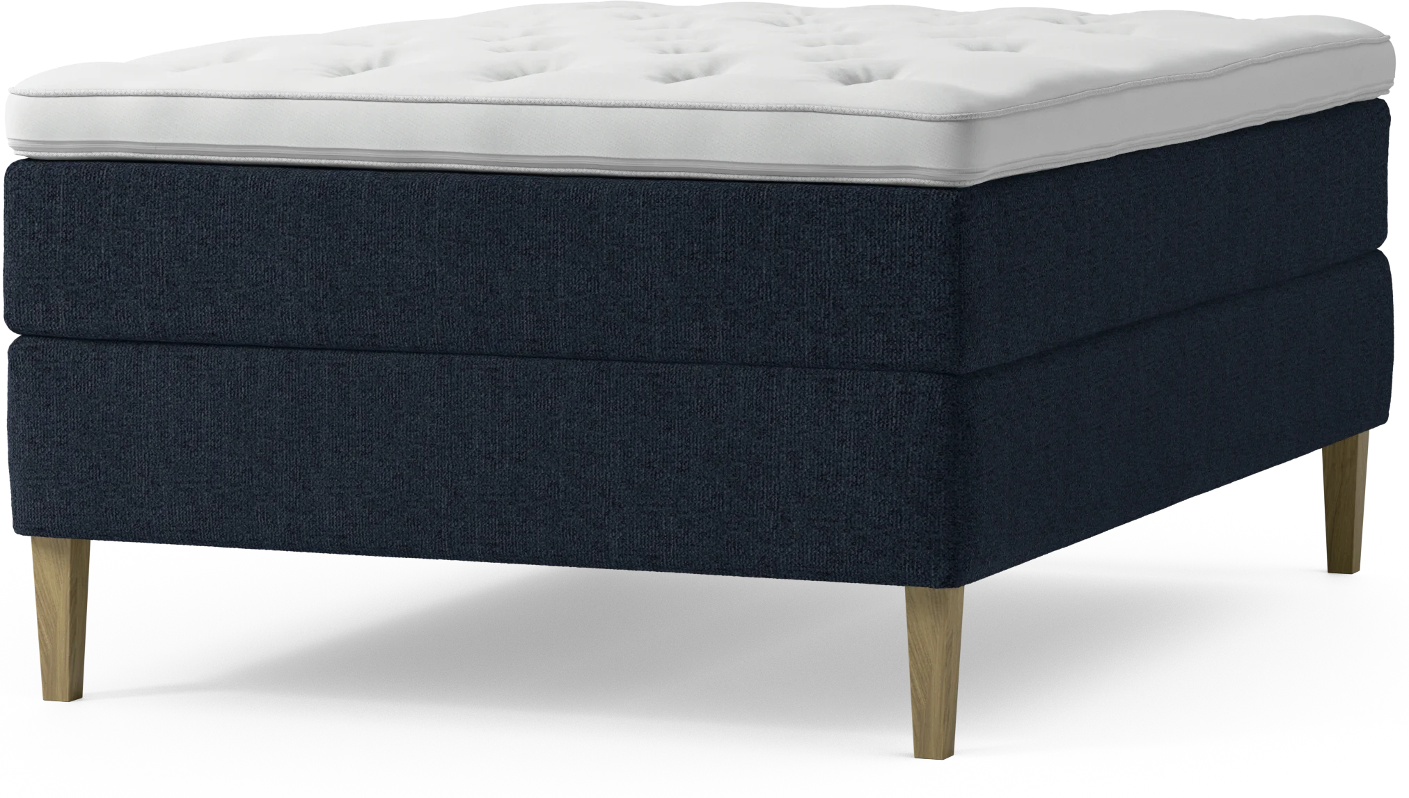 Delux Dream Kontinentalsäng, enkelsäng 140 cm med bäddmadrass och sängben ncRUw