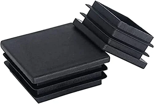Lumeiy Pack med 20 rörpluggar, 40 x mm, lamellplugg plast svart, rörpropp för rörskydd 799947971817
