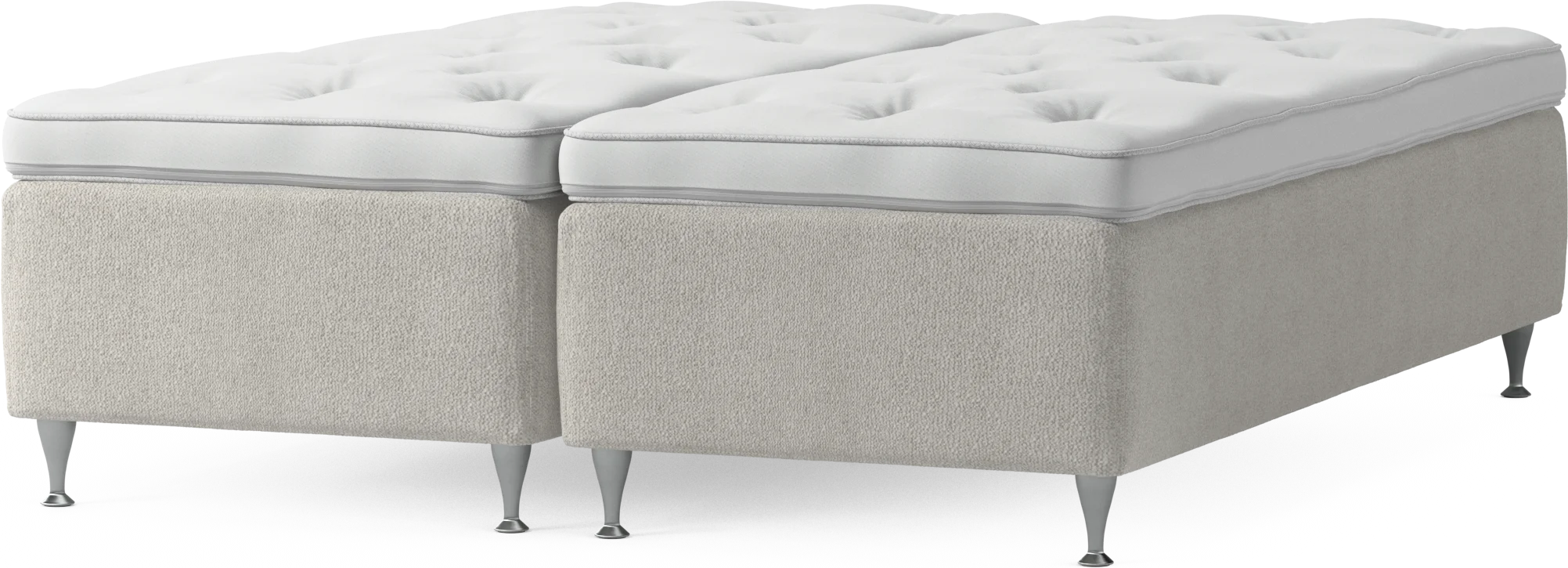 Delux Dream Ramsäng, dubbelsäng med bäddmadrass och sängben v3DQN
