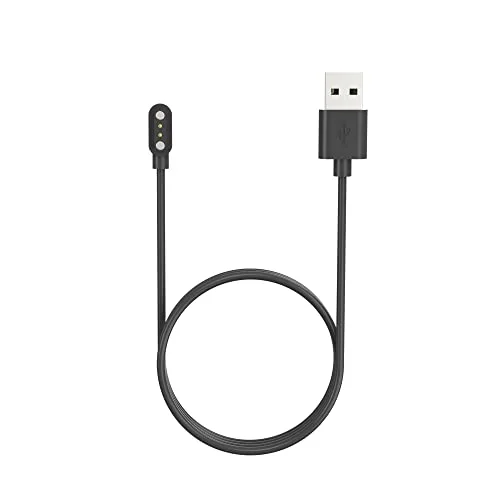 System S USB 2.0 kabel 100 cm laddningskabel för Realme Watch 3 Smartwach i svart 4251926640993