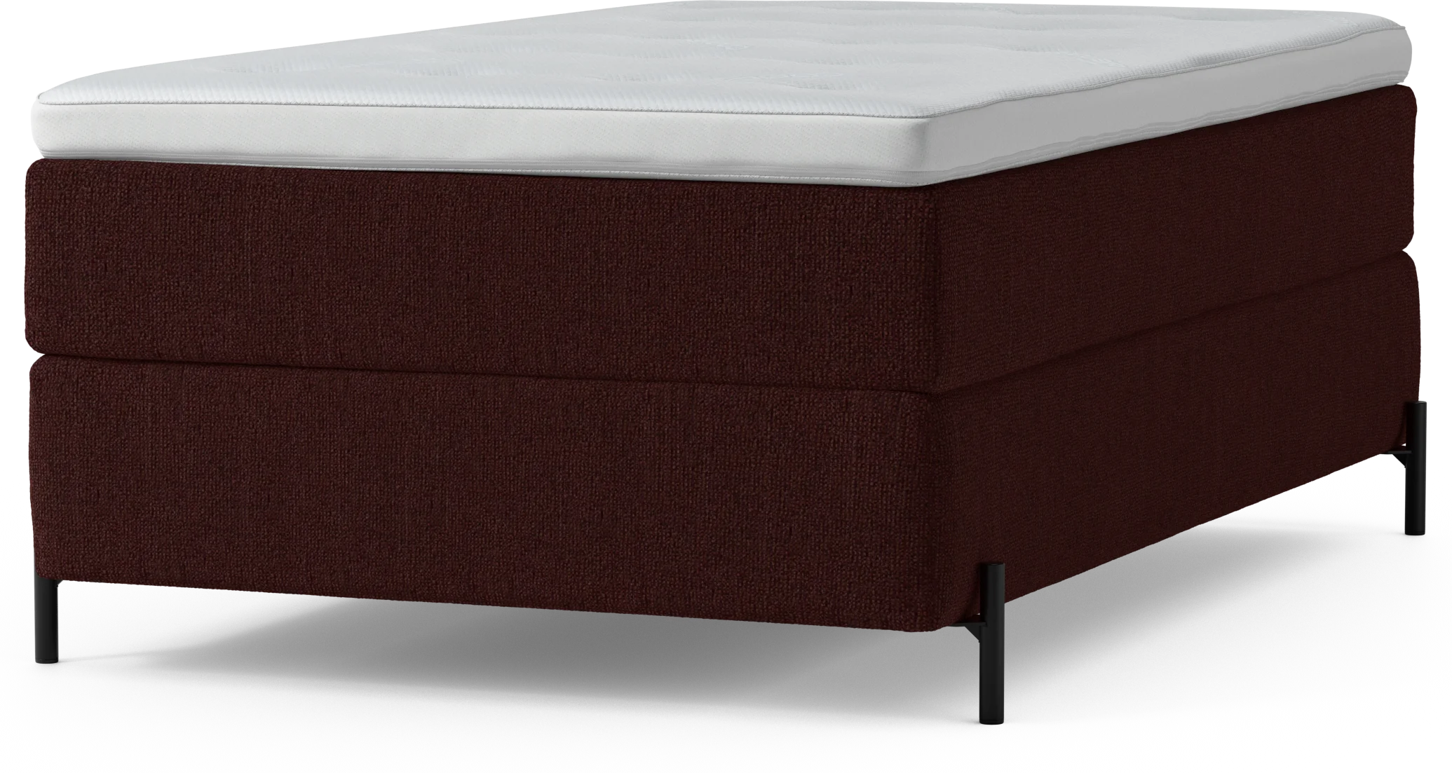 Delux Dream Kontinentalsäng, enkelsäng 120 cm med bäddmadrass och sängben dr2pu