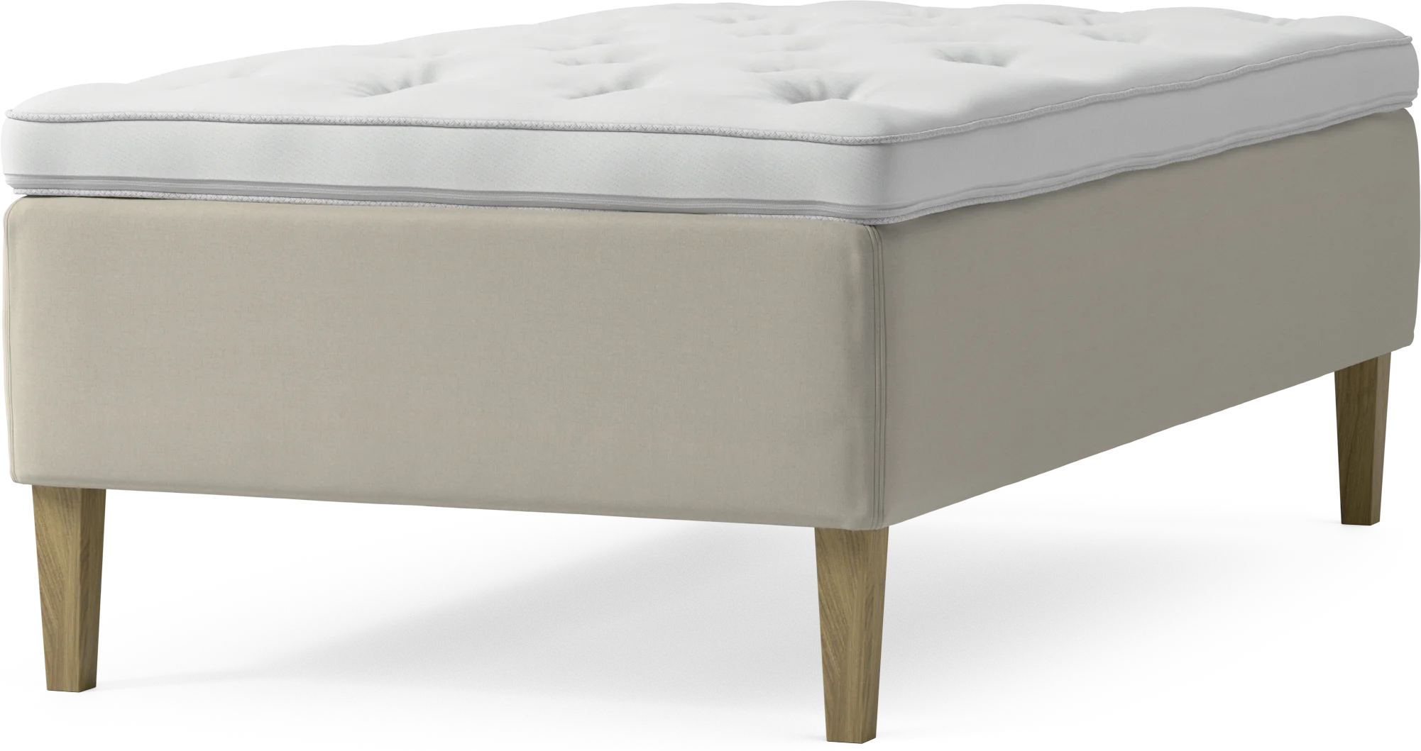 Delux Dream Ramsäng, enkelsäng med bäddmadrass och sängben RG6UX