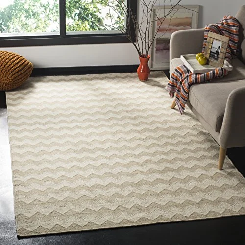Safavieh Blair Dhurrie handvävd matta, DHU644A 3 P 91 X 152 cm Beige/Ivory 683726750765