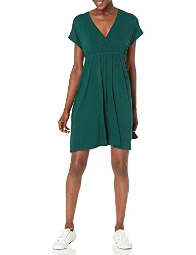 Amazon Essentials Women's Röklinklänning (finns i plusstorlek), Jadegrön, M 195111905235