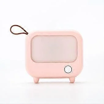 1-Pack Kreativ DIY Mini TV Nattlampa USB Sovrum Med Mjukt Sömn Varmt Ljus Atmosfär Ljus Retro Ornament Gåva (Rosa) FD-L08-11250 1-Pack Kreativ DIY Mini TV Nattlampa USB Sovrum Med Mjukt Sömn Varmt Ljus Atmosfär Ljus Retro Ornament Gåva (Rosa) FD-L08-11250