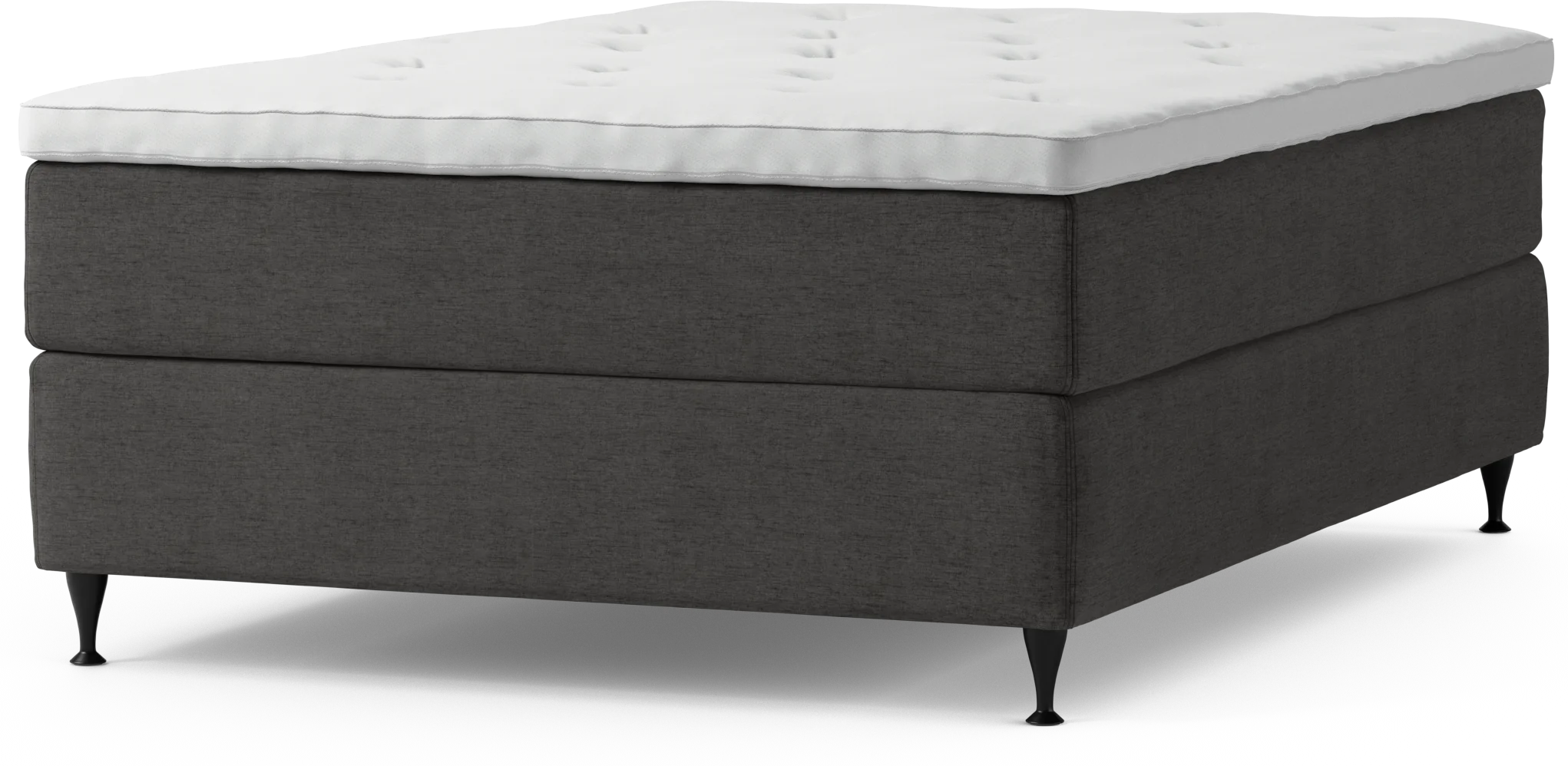 Delux Dream Kontinentalsäng, enkelsäng 140 cm med bäddmadrass och sängben bIAiM