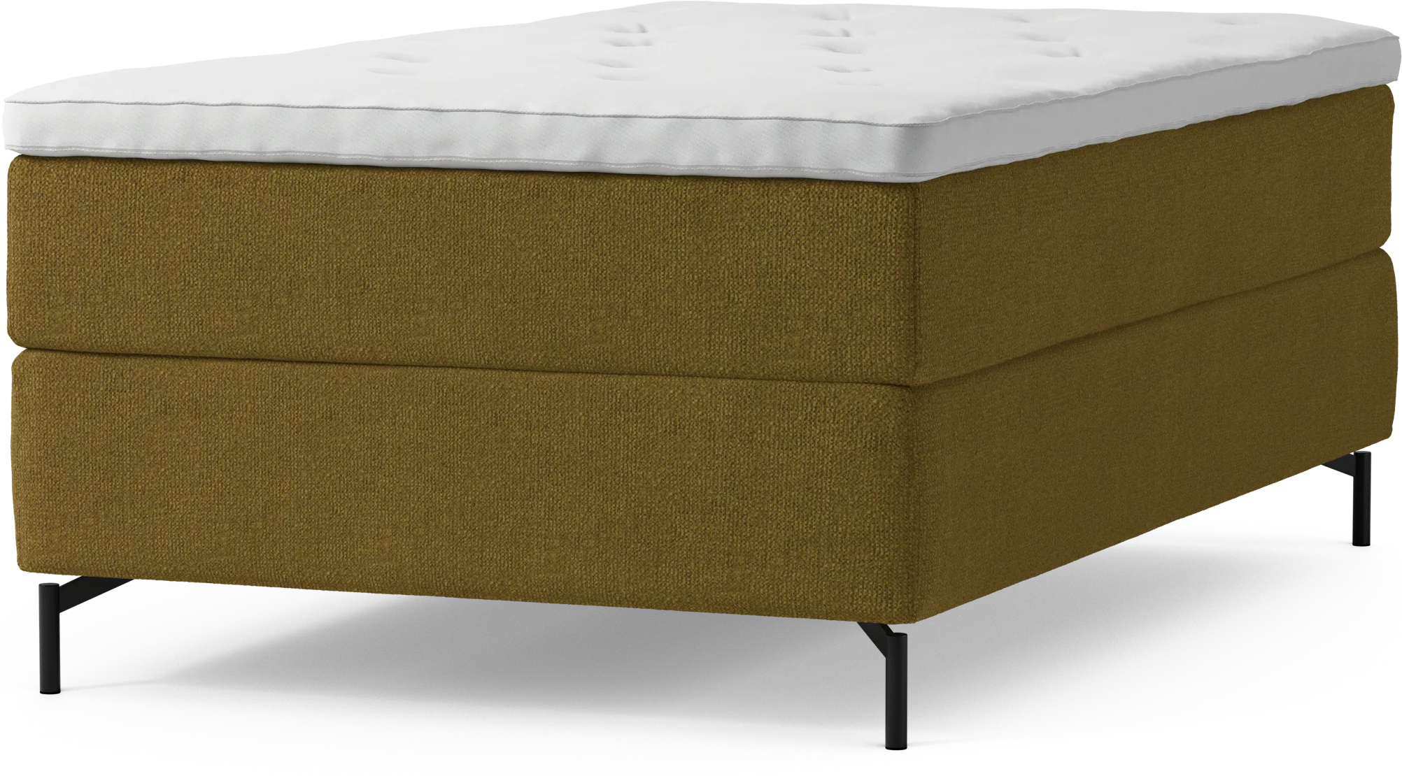Delux Dream Kontinentalsäng, enkelsäng 120 cm med bäddmadrass och sängben Bx1ku