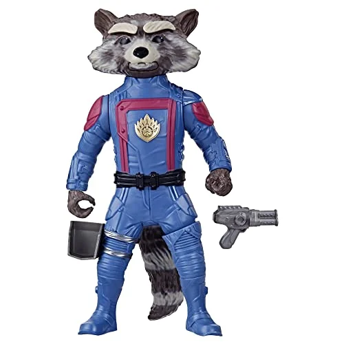 Marvel Studios Galaxy Guardians Vol. 3, Marvel's Rocket actionfigur, superhjälteleksaker för barn, från 4 år 5010994185992