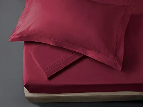 NK HOME ENNEKAPPA1876 COLOR sängkläder för enkelsäng LETTO SINGOLO Rosso Scarlatto 8025962411222