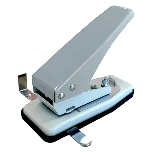 4 x 15 mm hålslag DP 08 pappersstans med justerbar sidoguide, kompatibel för stansning av kartong, flex PVC och styv PVC. 8436536119190