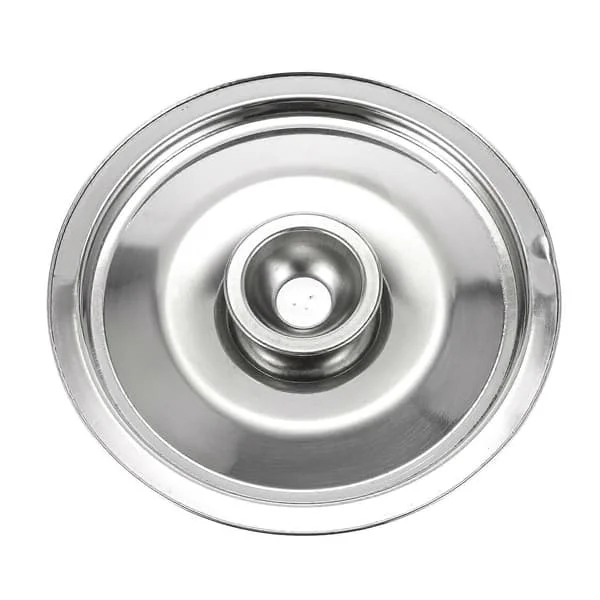 1 st 14 cm Kryddburkslock i rostfritt stål Hushålls Kryddburkslock (LGL) Silver 14X14CM LG25-11070099