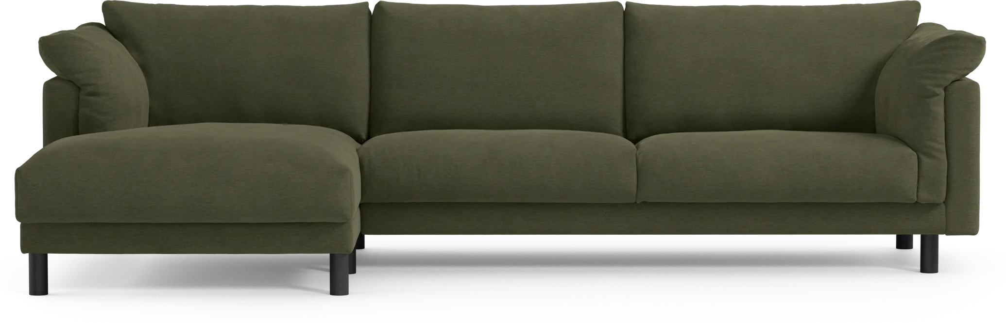 Cherrie 3-sits soffa med schäslong vänster, fast klädsel lhQov
