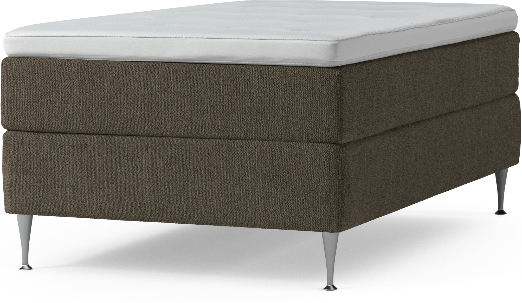 Delux Dream Kontinentalsäng, enkelsäng 120 cm med bäddmadrass och sängben DfjQz