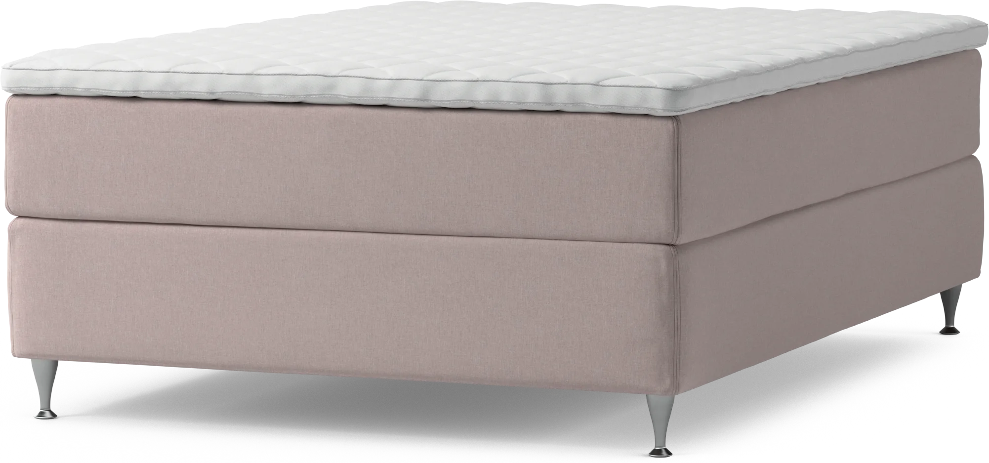 Delux Dream Kontinentalsäng, enkelsäng 140 cm med bäddmadrass och sängben fSrbD