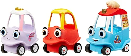 Little Tikes Let's Go Cozy Coupe Mysig mini Push and Play fordon sortiment 1 bil ingår lämplig för småbarn från 3 år, röd 50743661211