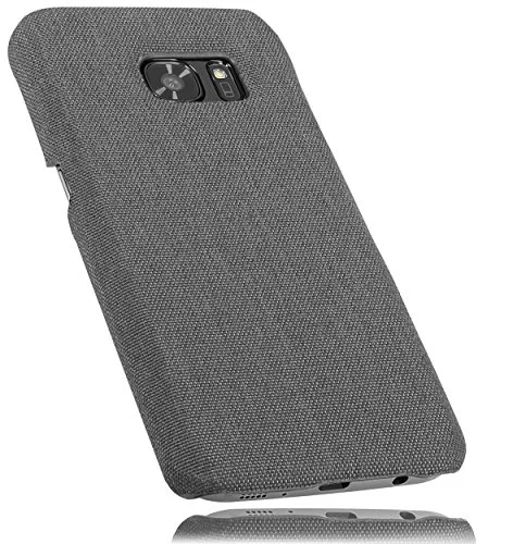 mumbi fineline skal kompatibel med Samsung Galaxy S7 mobiltelefon hårt fodral mobiltelefonskal, grå 4251077286606