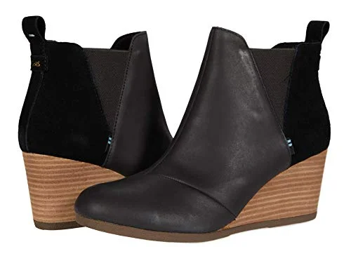 TOMS Kvinnor Kelsey Boot, Stövlar Dam, Negro, 38.5 EU 889556890910